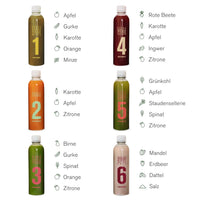 Vorstellung Einzelsäfte Klassik Saftkur