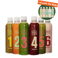 5-Tage Klassik Saftkur+ 10 gratis Vivi Water